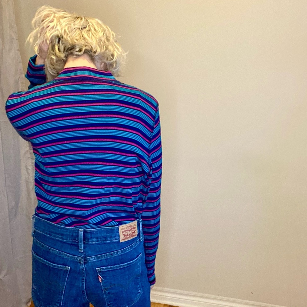 Northern Reflections Striped Turtleneck - Picture 7 of 10